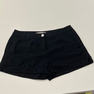 RACHEL Rachel Roy Black High-Waist Tailored Shorts